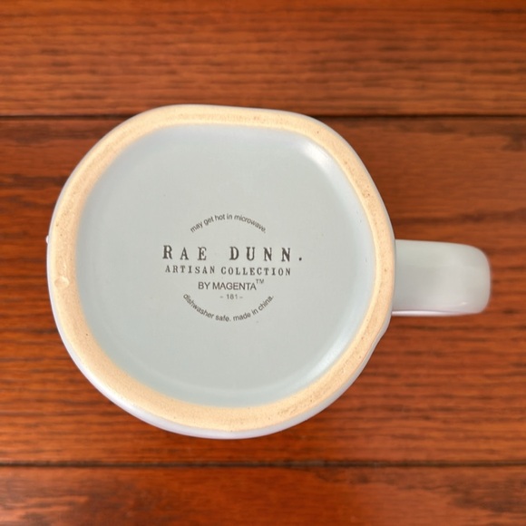 RAE DUNN LIGHT BLUE QUIT IT! MUG NWOT - Picture 3 of 3